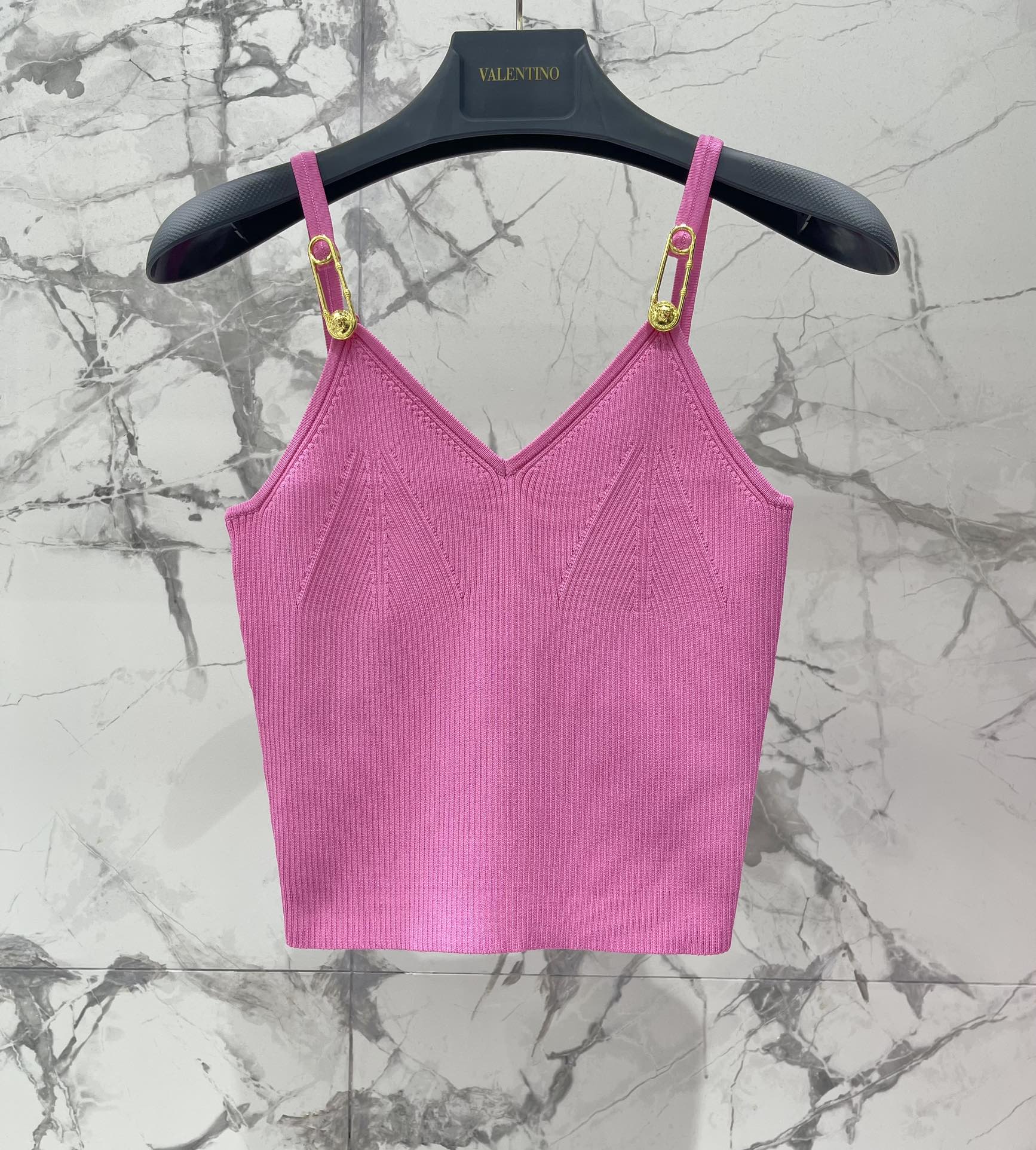Versace Embellished Stretch Jersey Tank Top - Elegant & Comfortable 4 i1747564365 4586 1