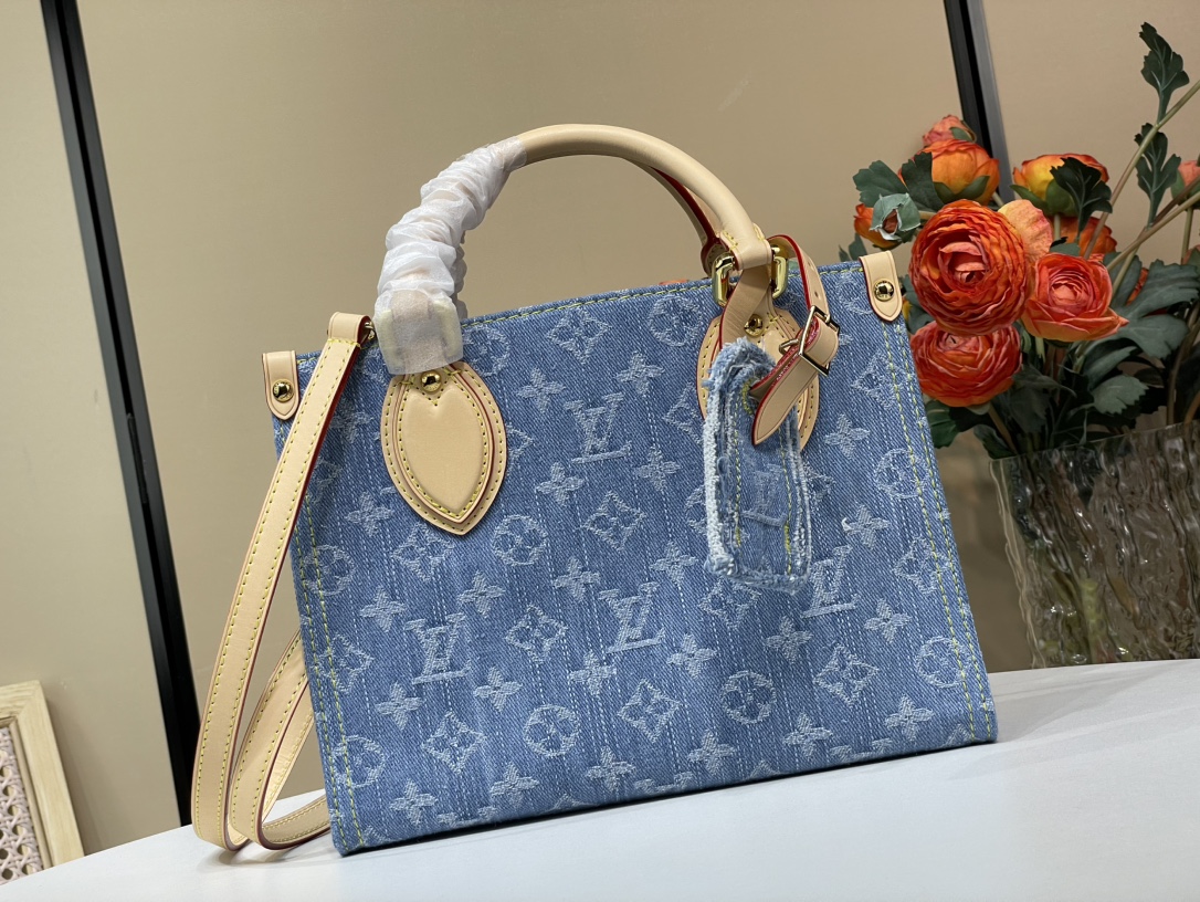 批 顶级原单复刻独家实拍📷【ONTHEGO 小号手袋】 m14633 蓝...