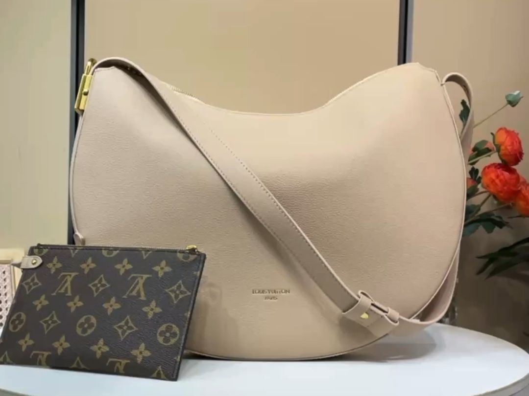 【LOW KEY COOKIE 中号手袋】 m14417 黑色 m14642 棕色 m14635 杏灰...