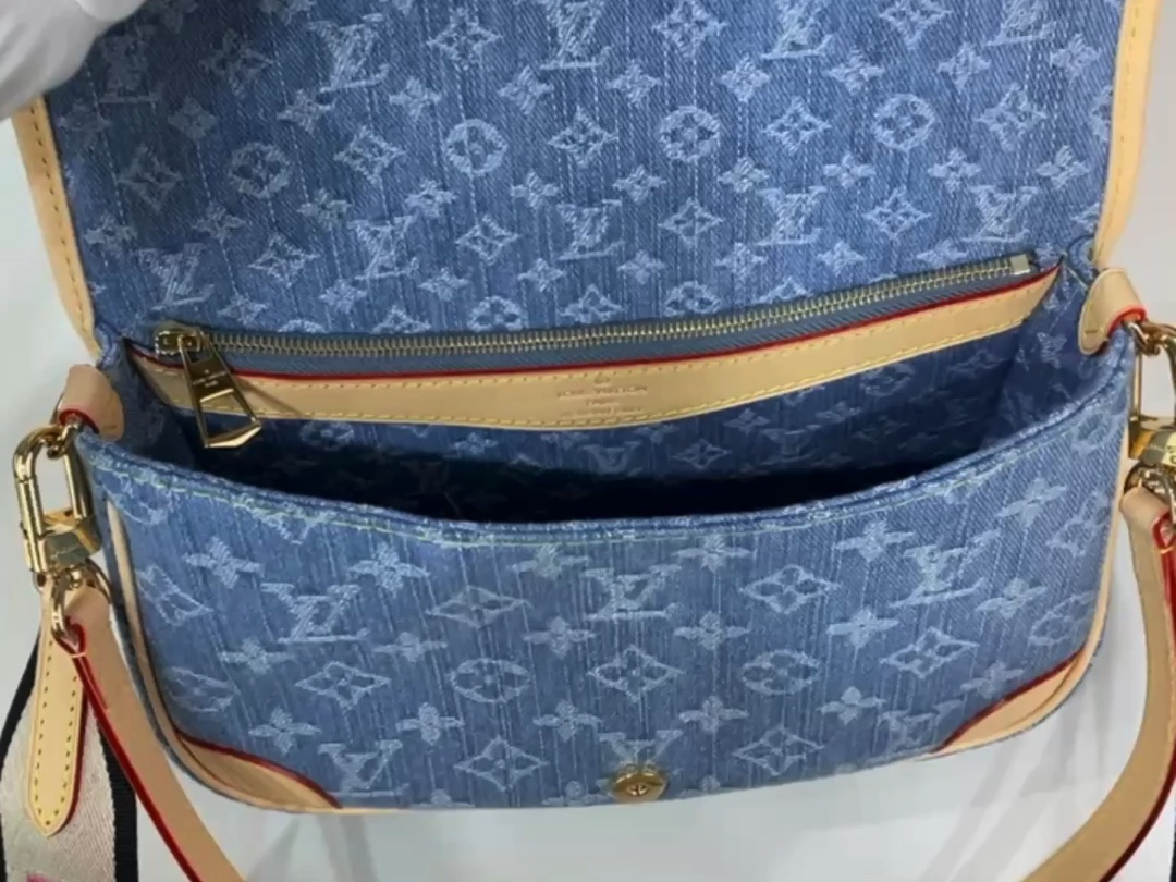 【DIANE 法棍手袋】 m1 蓝色/丹宁牛仔 小视频 LYSixLBGC