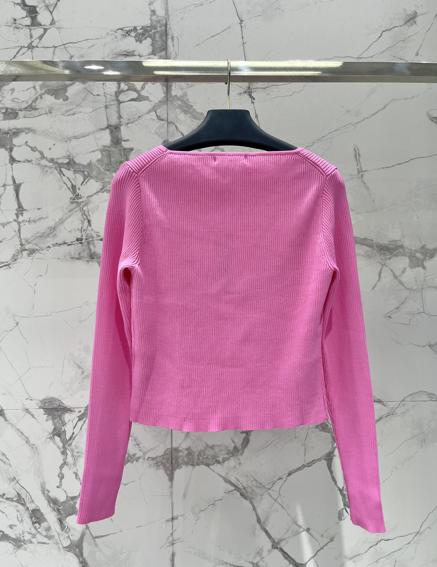 Versace Safety Pin Ribbed Knit Cardigan - Retro & Avant-Garde Style 10 i1747622284 6172 8