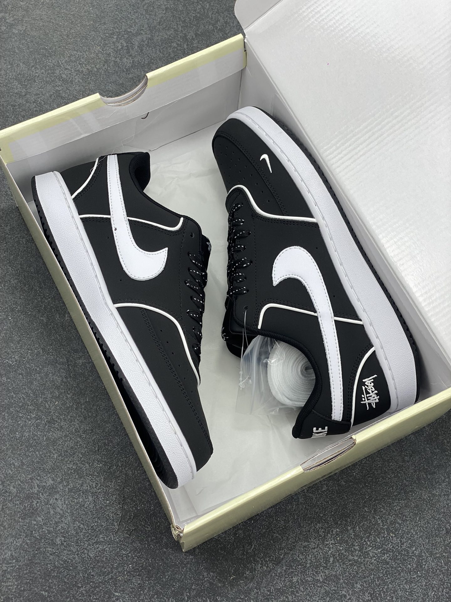 图片[9]-海外爆款 ZP订单 NIKE EBERNON Low prm 小空军低帮百搭透气休闲运动板鞋 独家头层版本 原数据独家私模大底 纯正版型 清洁度完美 货号：FD5188-113 尺码：36 36.5 37.5 38 38.5 39 40 40.5 41 42 42.5 43 44 44.5 45-选品中心