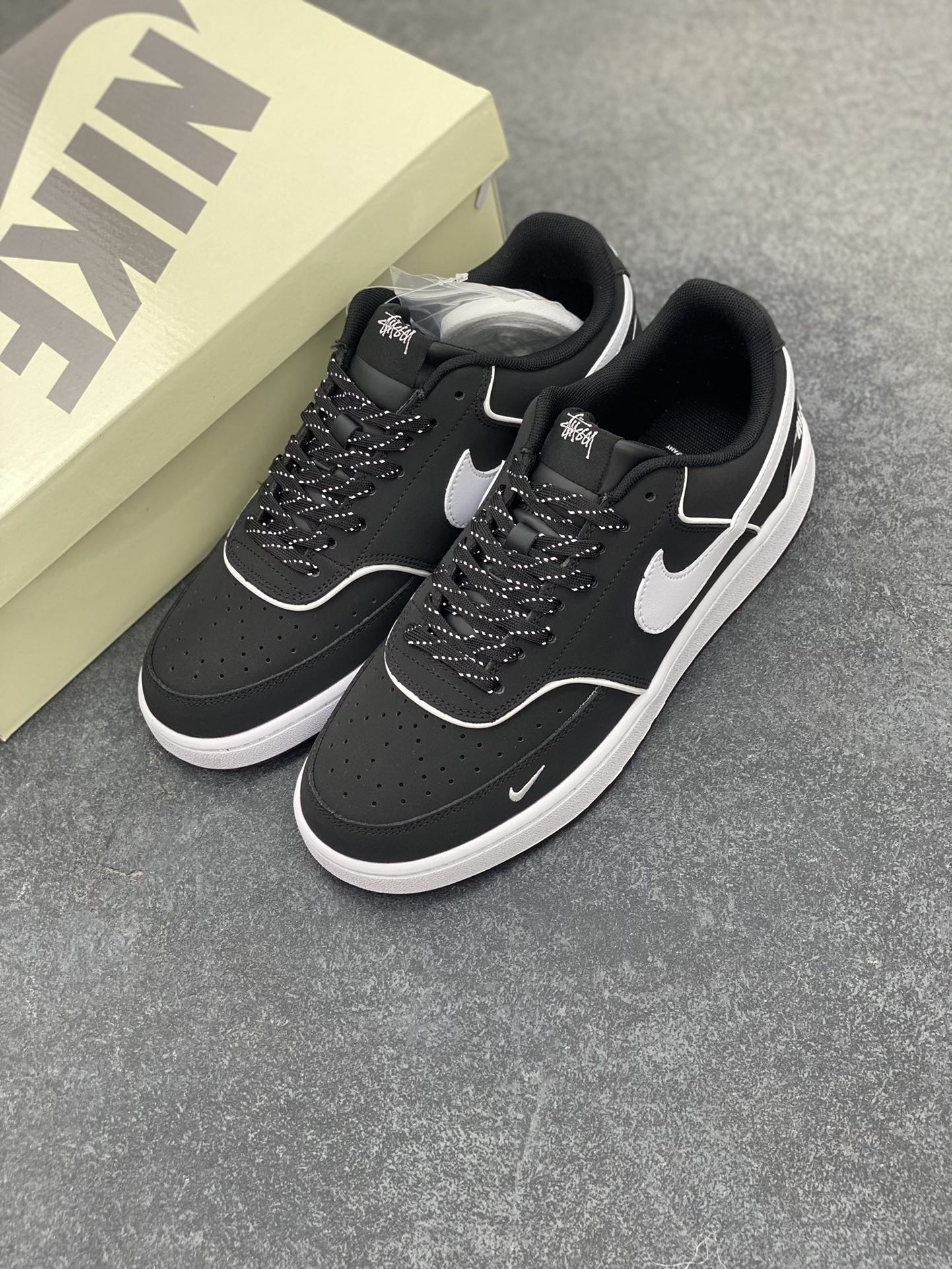 图片[8]-海外爆款 ZP订单 NIKE EBERNON Low prm 小空军低帮百搭透气休闲运动板鞋 独家头层版本 原数据独家私模大底 纯正版型 清洁度完美 货号：FD5188-113 尺码：36 36.5 37.5 38 38.5 39 40 40.5 41 42 42.5 43 44 44.5 45-选品中心