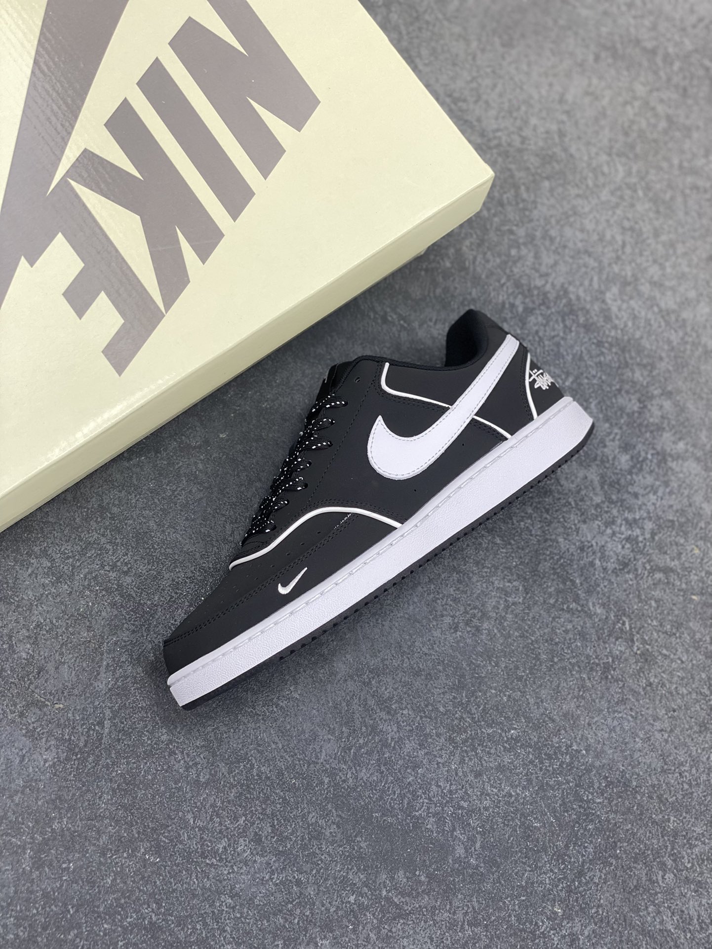 图片[7]-海外爆款 ZP订单 NIKE EBERNON Low prm 小空军低帮百搭透气休闲运动板鞋 独家头层版本 原数据独家私模大底 纯正版型 清洁度完美 货号：FD5188-113 尺码：36 36.5 37.5 38 38.5 39 40 40.5 41 42 42.5 43 44 44.5 45-选品中心