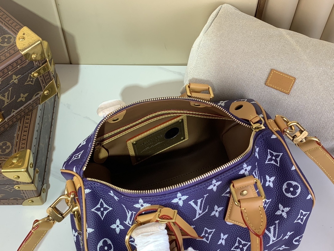 【SPEEDY BANDOULIÈRE30 手袋 】M14064紫罗兰(全皮)本款 Speedy Ban