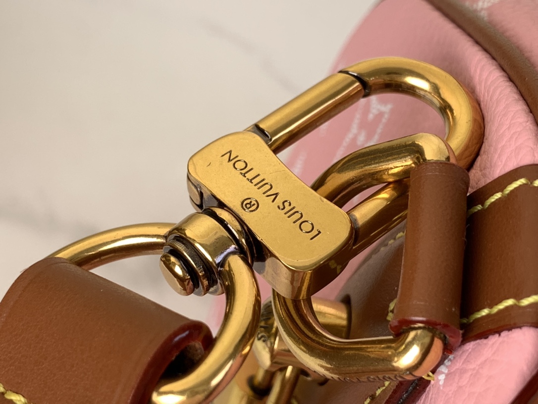 【SPEEDY BANDOULIÈRE30 手袋 】M14064粉色/棕(全皮)本款 Speedy Ba