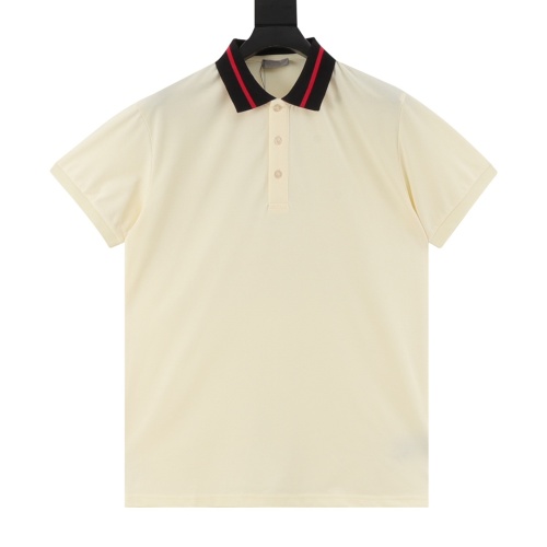 Dior 25SS Letter Jacquard Polo Shirt - Breathable Cotton Pique, M-XXL Sizes 1 Dior 25SS Letter Jacquard Polo Shirt - Breathable Cotton Pique, M-XXL Sizes