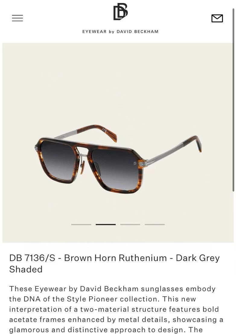  ‼️ 官网图 DAVID BECKHAM*
MODDB7136/S
Size56口20-145