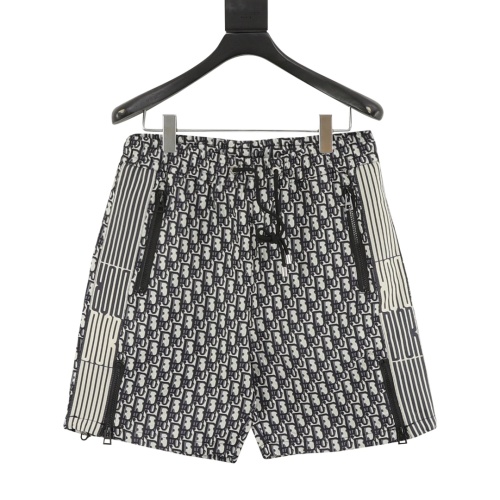 Dior Striped Webbing Shorts - Iconic Logo Pattern, Comfortable Fit, Sizes XS-L 1 Dior Striped Webbing Shorts - Iconic Logo Pattern, Comfortable Fit, Sizes XS-L