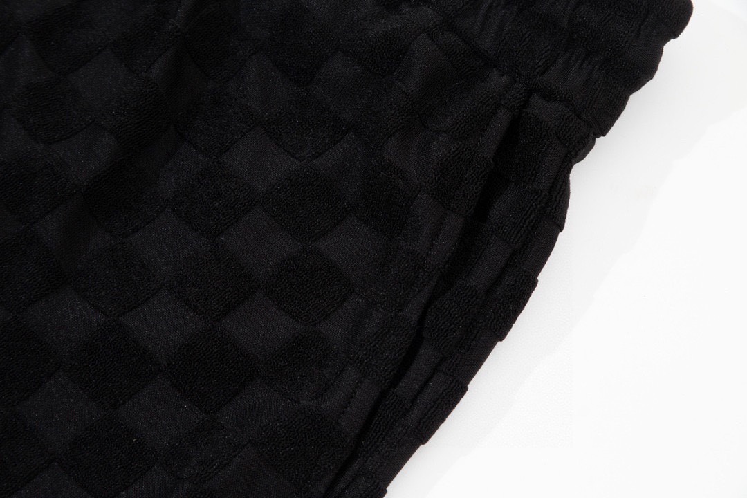 路易威登/Louis Vuitton 夏季新款 棋盘格毛巾提花休闲短裤