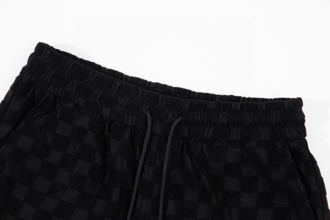 路易威登/Louis Vuitton 夏季新款 棋盘格毛巾提花休闲短裤