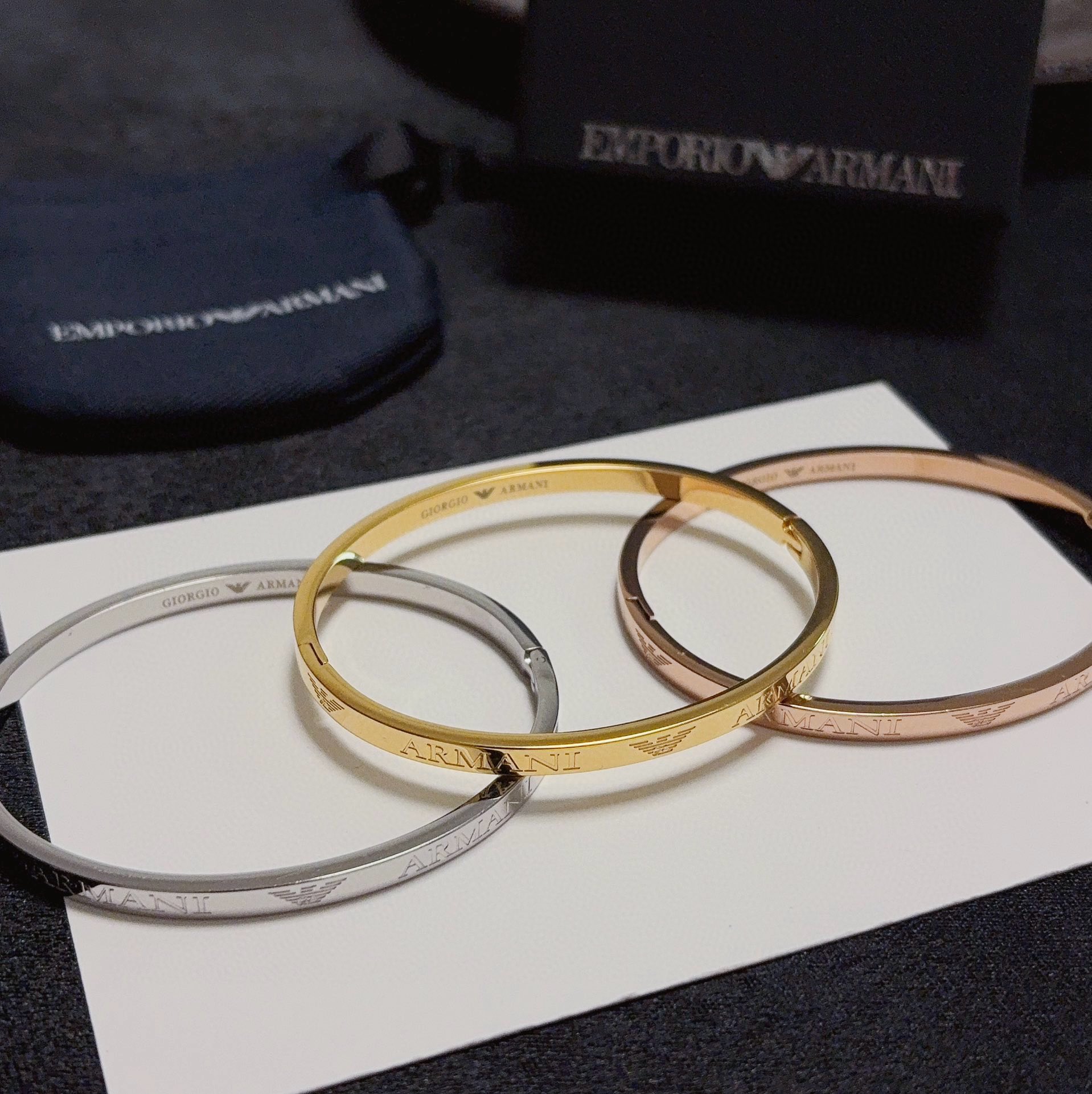 Luxury Amani Armani: High-End Fine-Hander Bling Bling with High-Quality Colored Brass - 图片 6