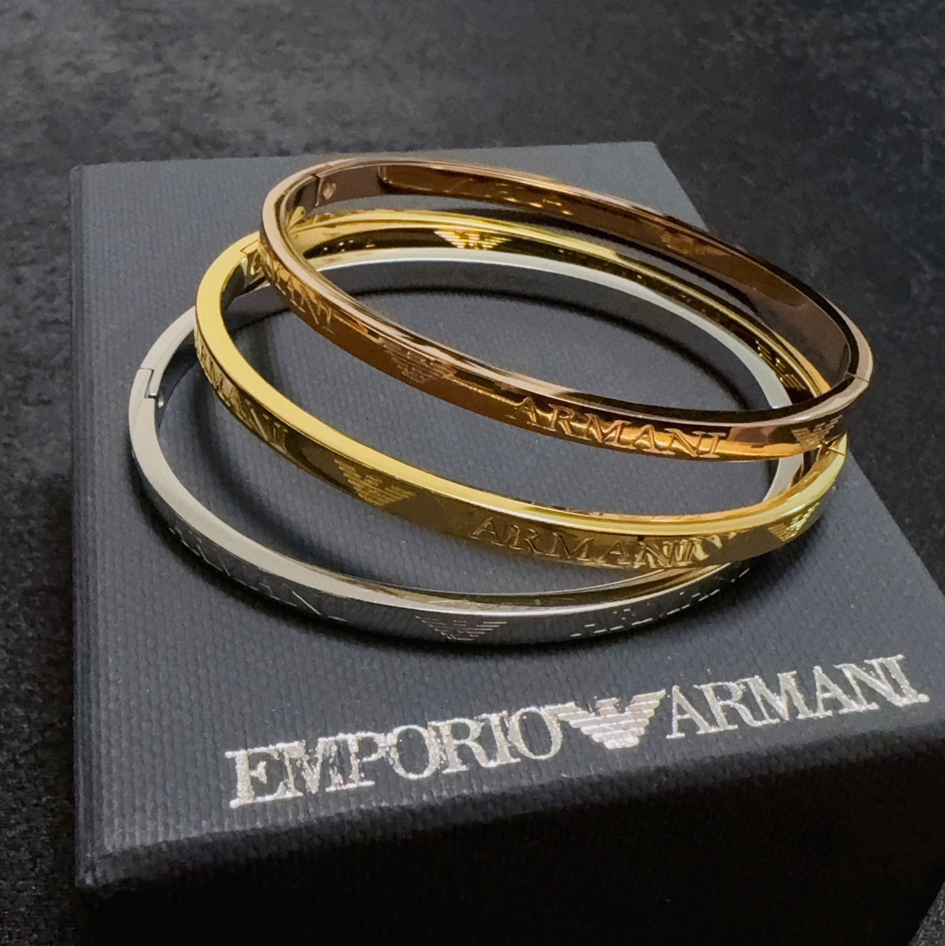 Luxury Amani Armani: High-End Fine-Hander Bling Bling with High-Quality Colored Brass - 图片 3
