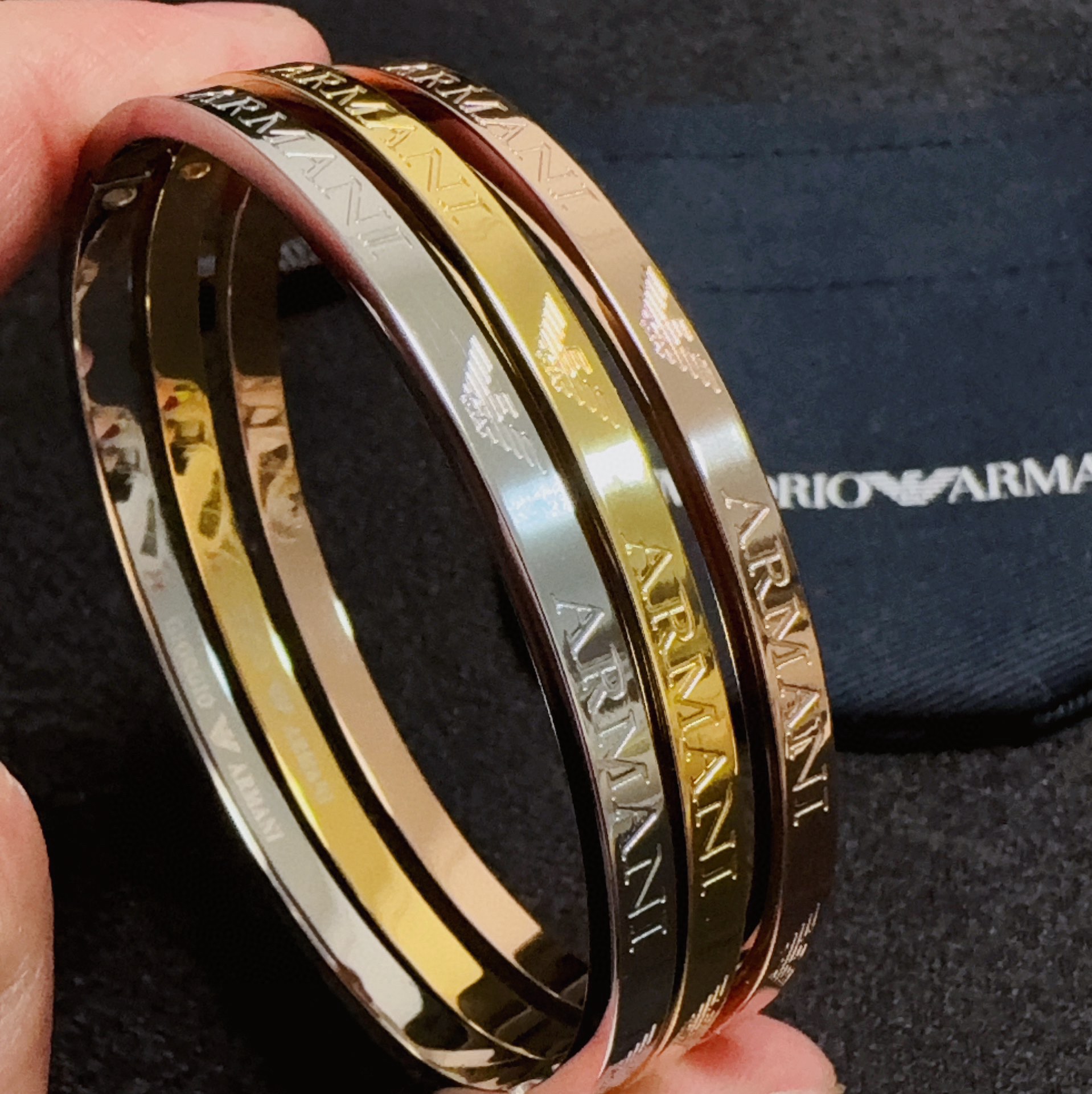 Luxury Amani Armani: High-End Fine-Hander Bling Bling with High-Quality Colored Brass - 图片 7