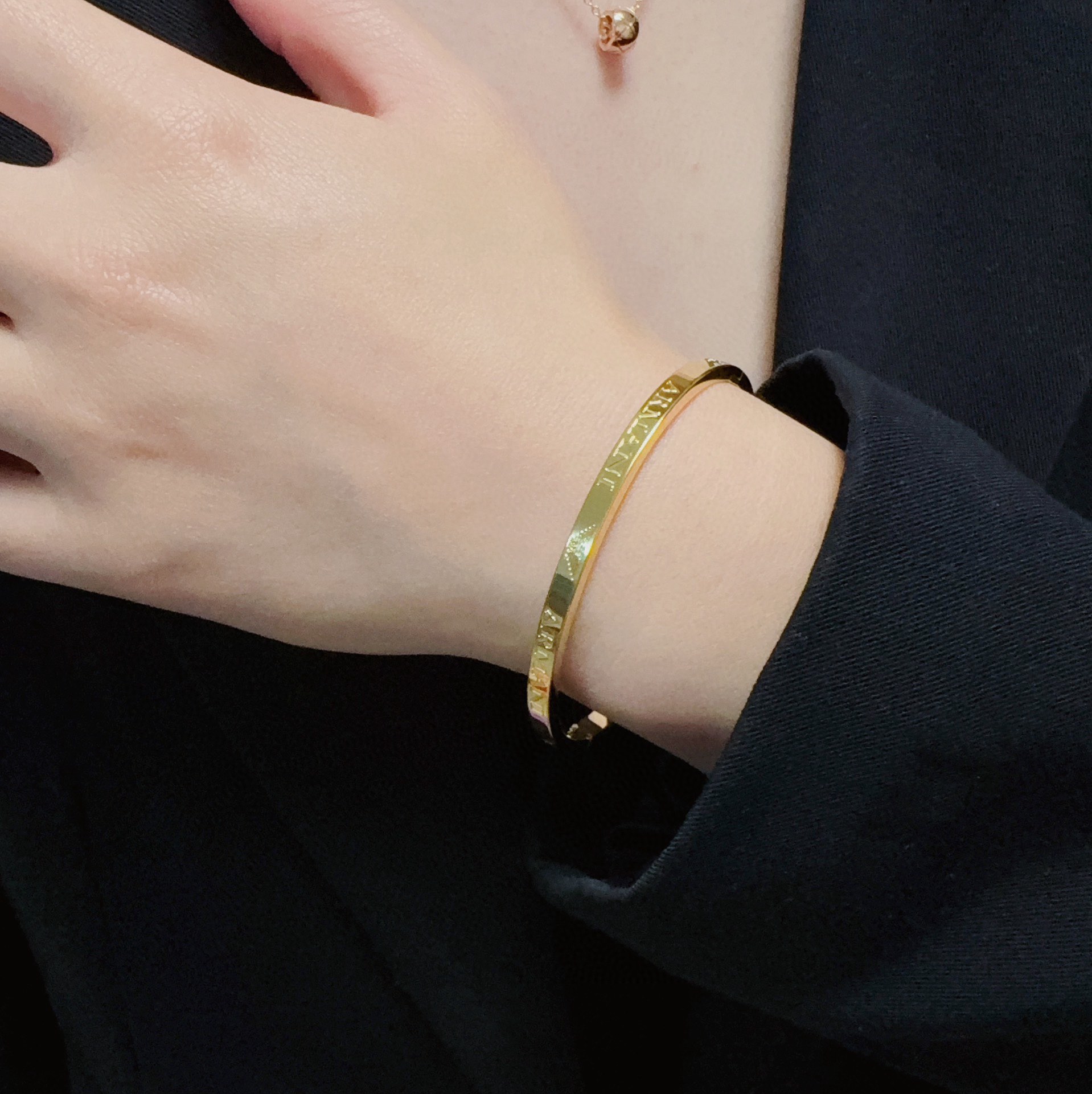 Luxury Amani Armani: High-End Fine-Hander Bling Bling with High-Quality Colored Brass - 图片 1