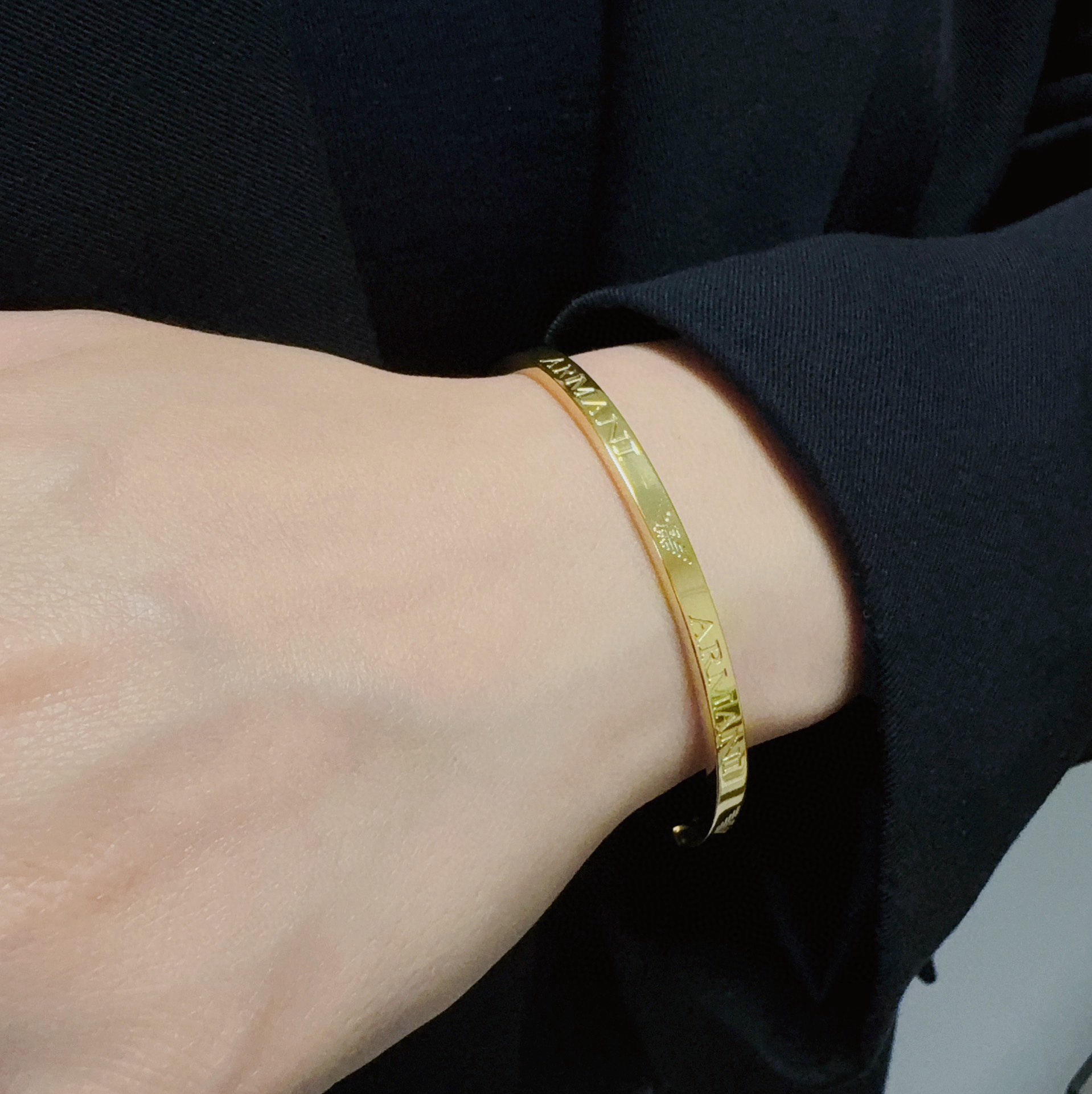 Luxury Amani Armani: High-End Fine-Hander Bling Bling with High-Quality Colored Brass - 图片 2