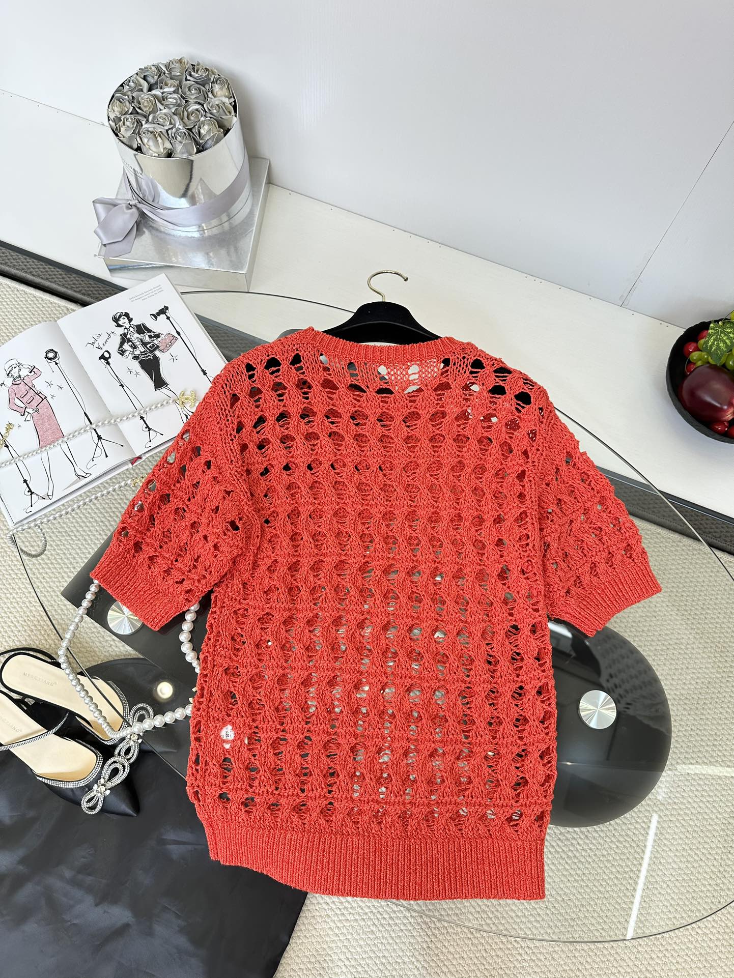 P529 Original Hand-Wired Women’s Suit with 25s Packaged Short Sleeves - 图片 5