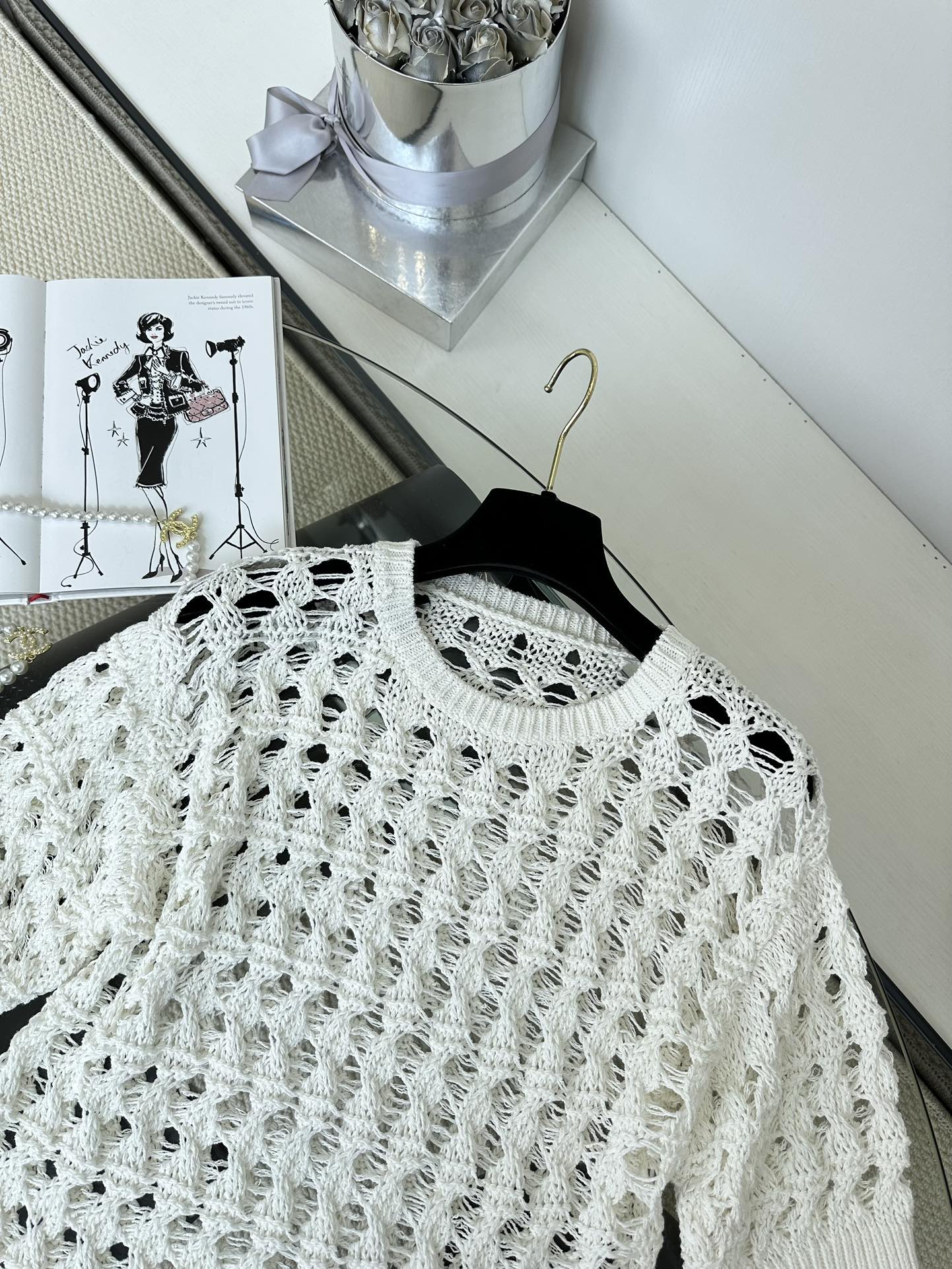 P529 Original Hand-Wired Women’s Suit with 25s Packaged Short Sleeves - 图片 9