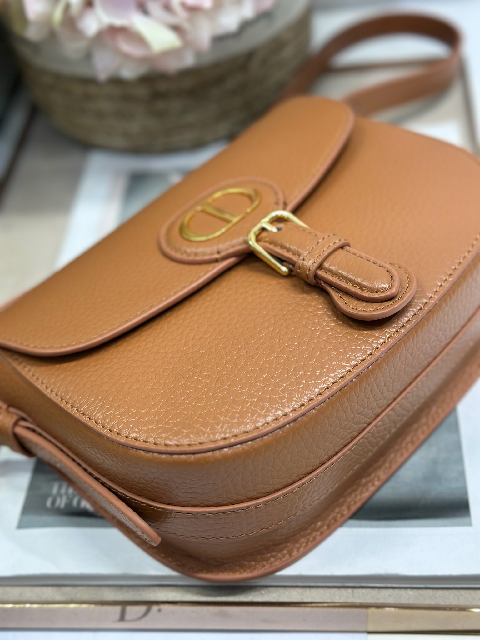Dior Bobby Medium Bag Brown Grained Calfskin Shoulder Bag 5 i1747735429 2708 4