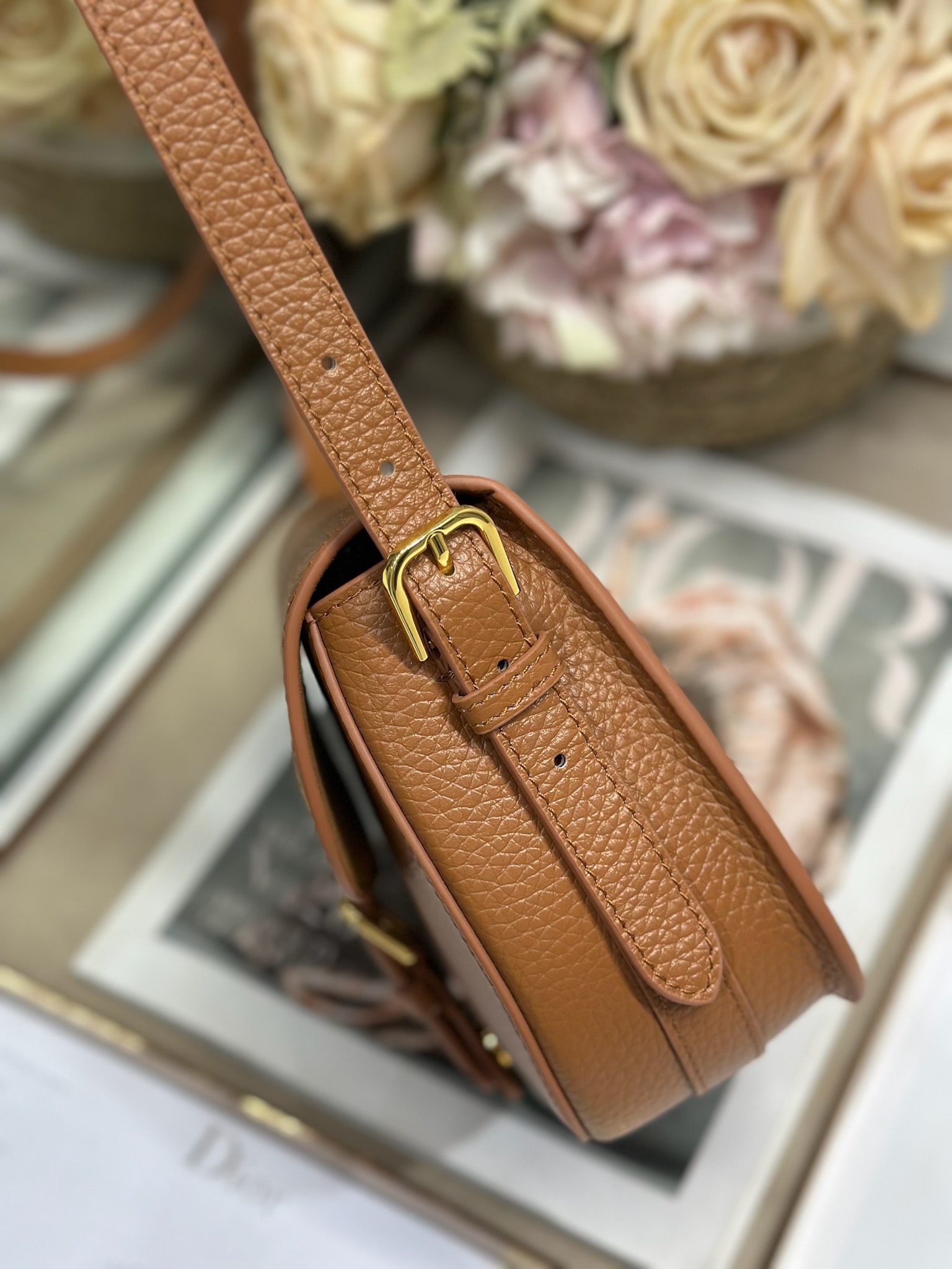 Dior Bobby Medium Bag Brown Grained Calfskin Shoulder Bag 6 i1747735429 3783 8