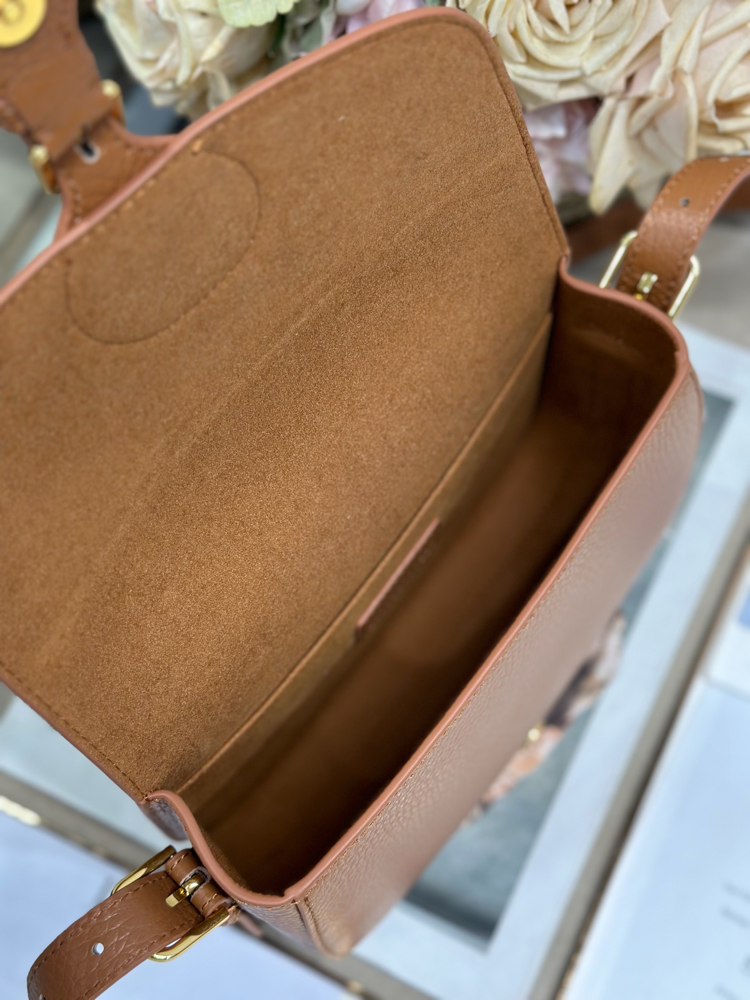Dior Bobby Medium Bag Brown Grained Calfskin Shoulder Bag 8 i1747735429 5435 6