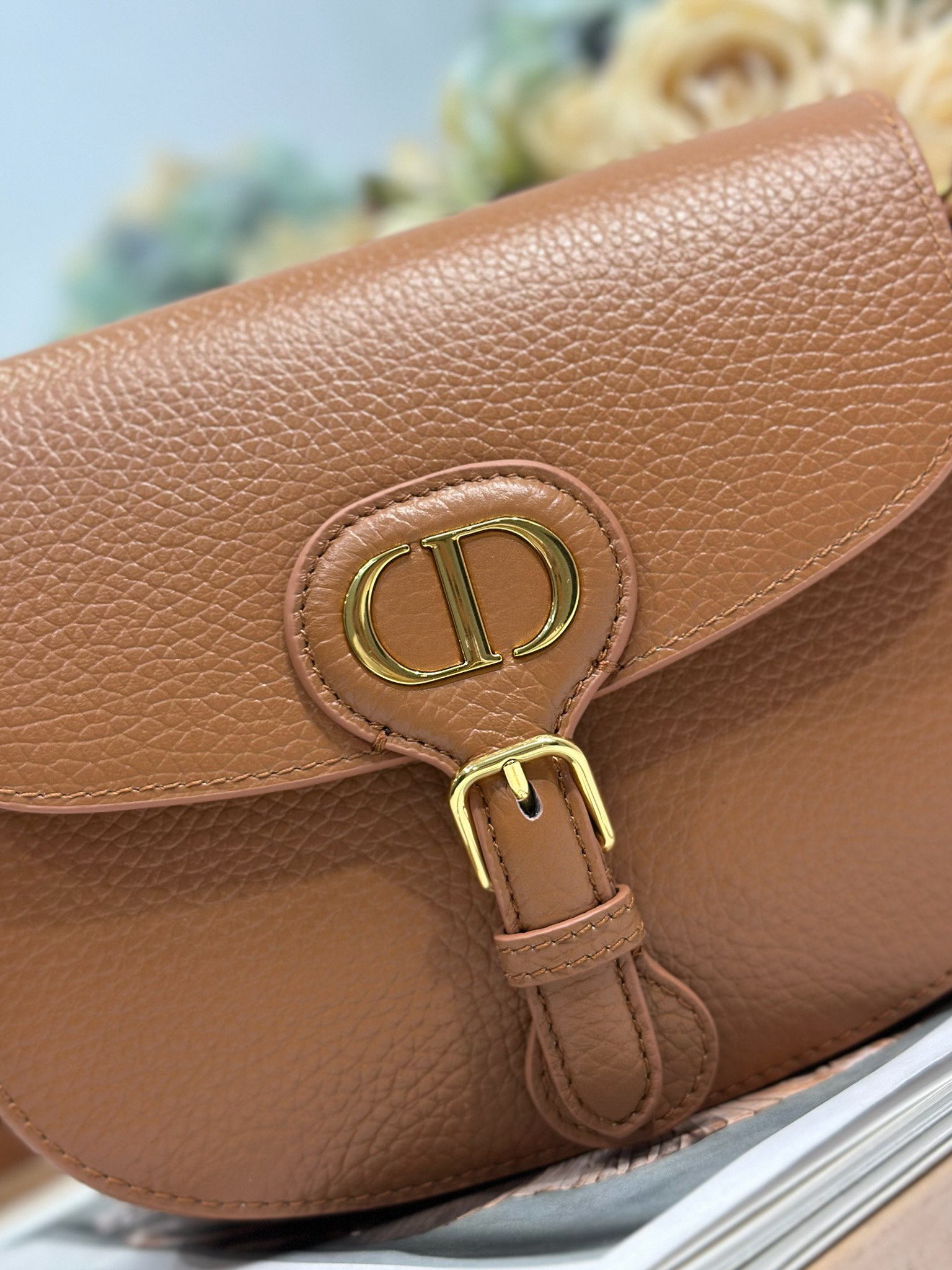 Dior Bobby Medium Bag Brown Grained Calfskin Shoulder Bag 3 i1747735429 5609 2