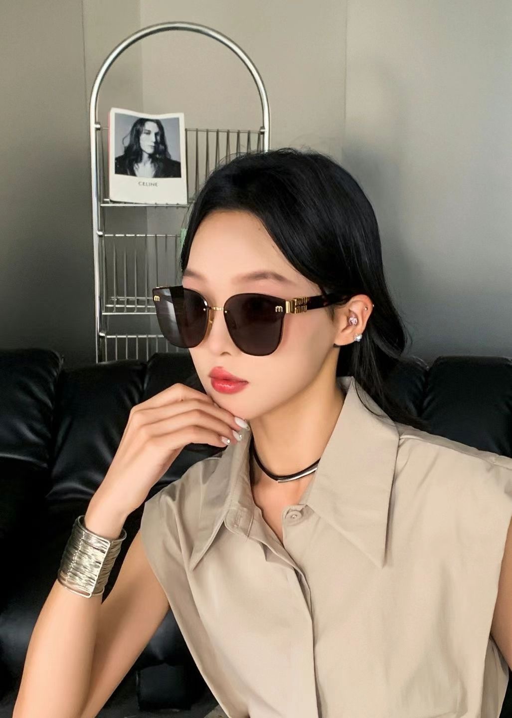  ‼️ 模特图 MIU MI*🎀🎀🎀 MODEL  MU61ZS 🎀🎀🎀SIZE：61口16-145🎀🎀