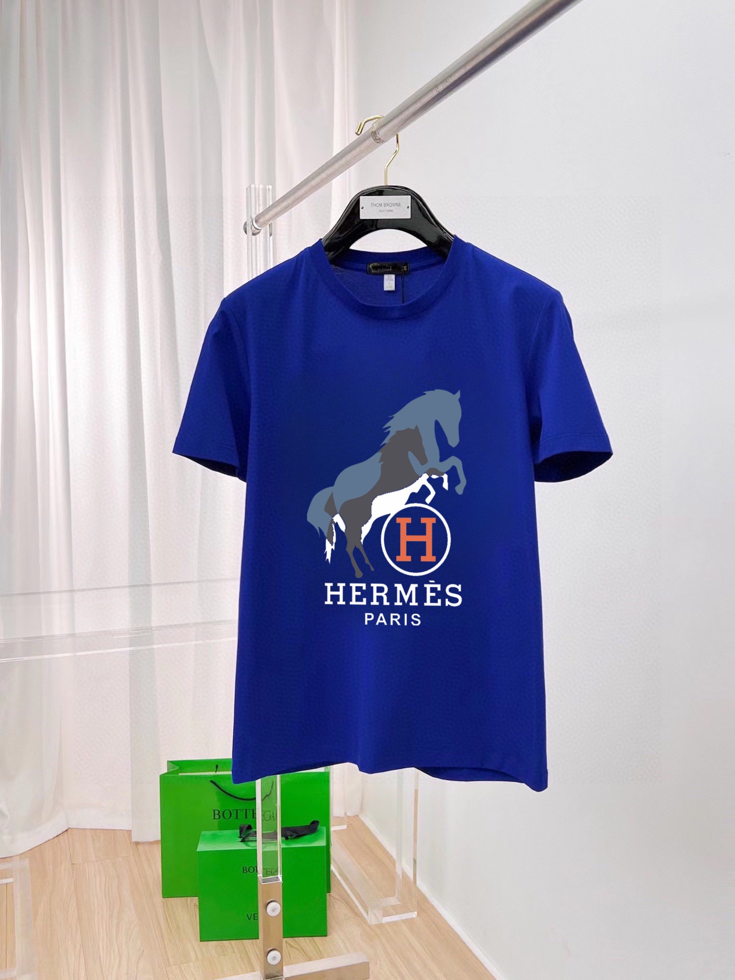 Hermès 品牌【HERMES 爱马仕】(胖子福音) 男士休闲短袖T恤 2025春夏新品