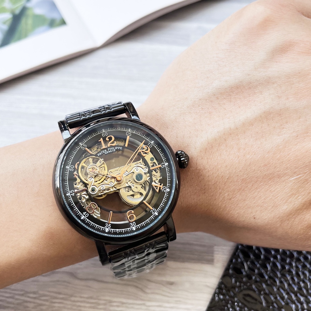 NO:336712,Unified, complex timepiece, luxurious and atmospheric, classic new products, shockingly launched [Latest] Patek Philippe hollow design [Type] boutique men's watch [Watch strap] real cowhide strap [Movement] high-end fully automatic mechanical movement [Mirror] mineral reinforced glass (more high definition) Elegant taste, vast and atmospheric, ingenious, wrist treasure, dimensions, diameters, thicknesses, 12.5mm, and hot sale!  Welcome to reprint!  ,,patek philippe,cowhide19860909统一 复杂时计 奢华大气 经典新品 震撼上市【最新】百达翡丽 镂空设计【类型】精品男士腕表【表带】真牛皮表带【机芯】高端全自动机械机芯【镜面】矿物质强化玻璃（更高清） 品味高雅 浩瀚大气 匠心独运 腕间瑰宝 尺寸直径42mm厚12.5mm热卖上市！欢迎转载！,,patek philippe,cowhide,Watch