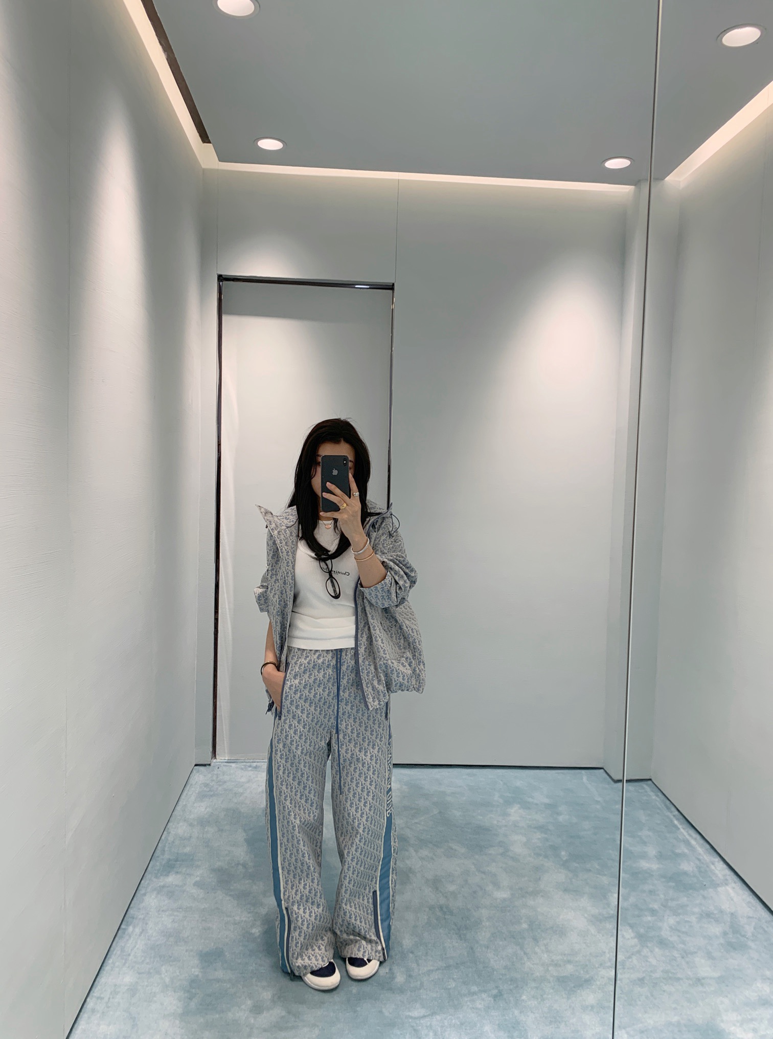 디올 자카드 여자 바지 상세 이미지 6