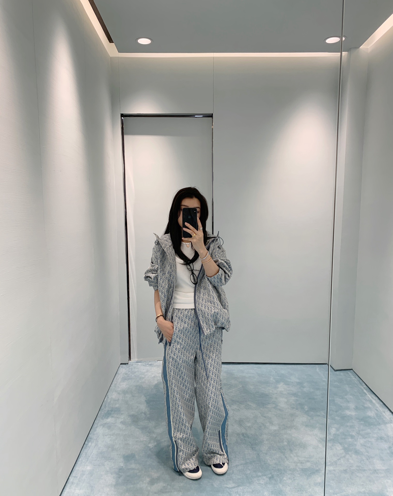 디올 자카드 여자 바지 상세 이미지 8