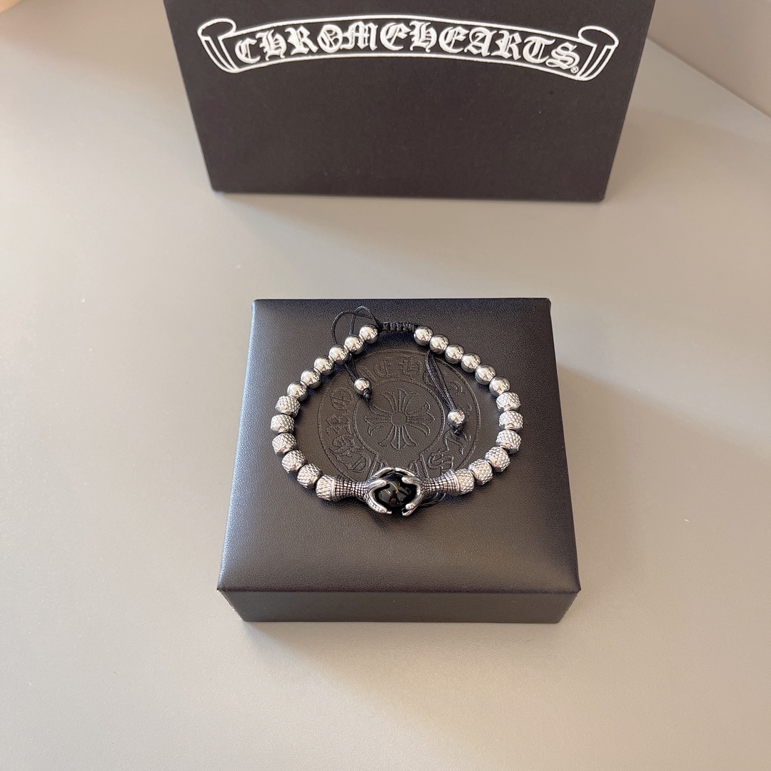 NO:575573,So handsome, the latest Chrome Hearts. No explosions, no hair. Factory direct sales. Original one-to-one reproduction. Chrome Hearts Bracelet, fine jewelry, chrome hearts.19860909太帅爆了最新款克罗心 不爆不发 厂家直销 原版一比一复刻 克罗心手串,饰品精品,chrome hearts,Jewelry