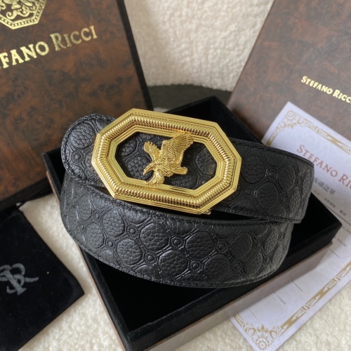 Stefano Ricci Eagle Buckle Embossed Leather Belt | Men's Designer Belt 1 Stefano Ricci Eagle Buckle Embossed Leather Belt | Men's Designer Belt