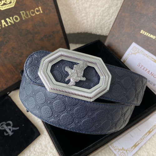 Stefano Ricci Leather Belt with Eagle Buckle - Premium Quality & Style 1 Stefano Ricci Leather Belt with Eagle Buckle - Premium Quality & Style