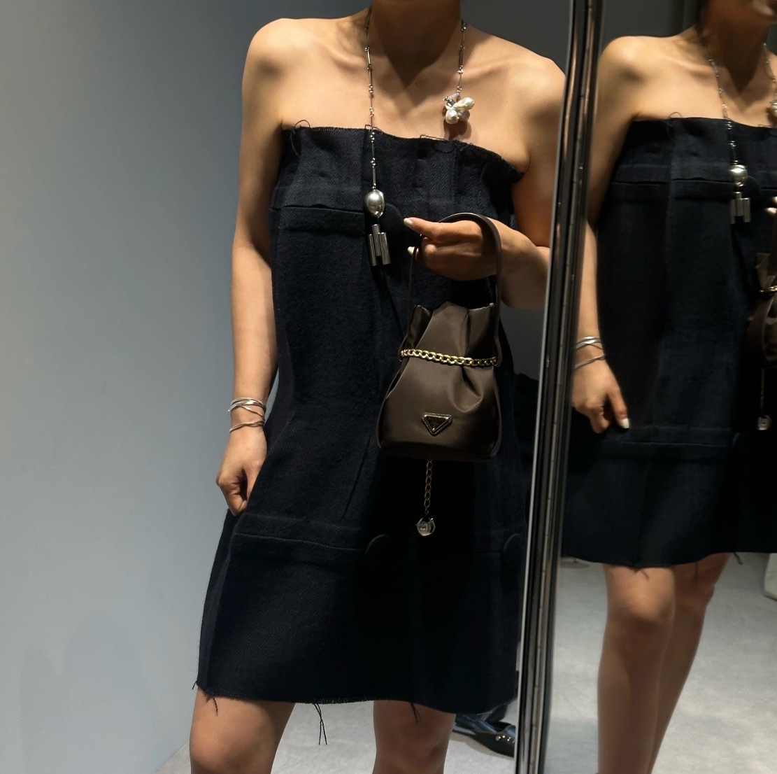 NO:754651,Make a wish and get rich bucket bag, Prada [price based on volume], prada19860909许愿发财水桶包,普拉达【跑量价】,prada,Bag