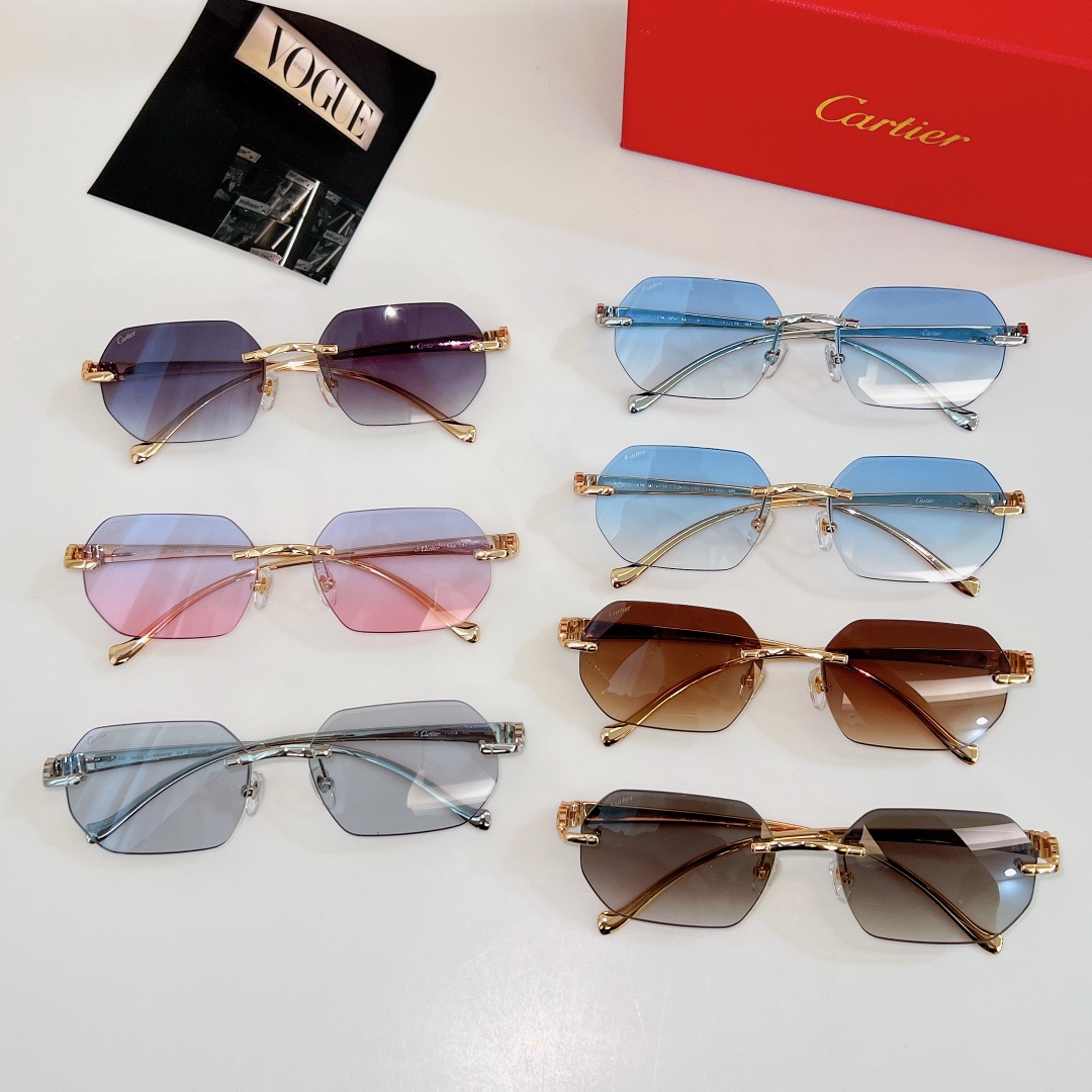  Cartier
MOD：CT0058O
Size：55口18 130
🔝🔝