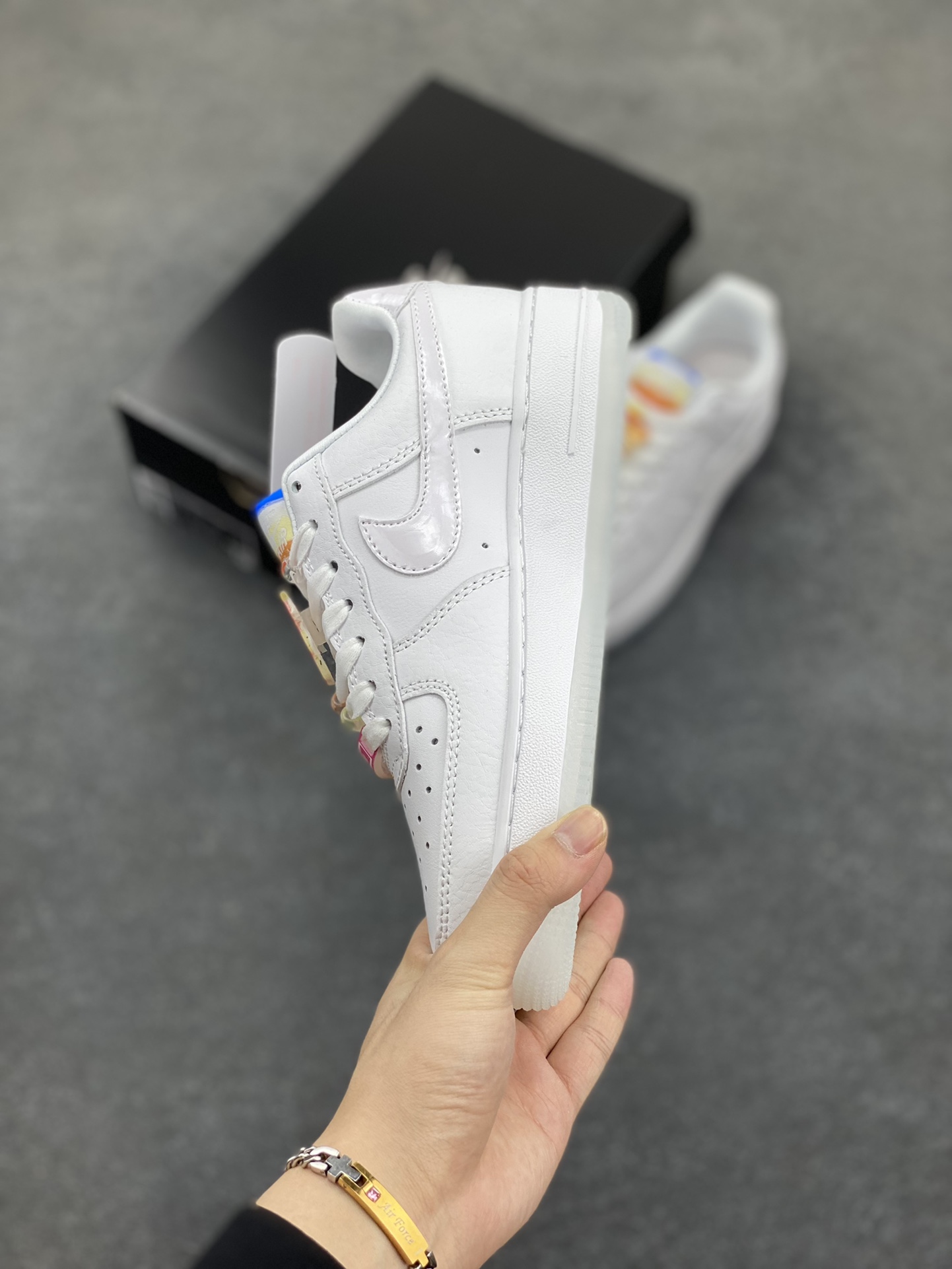 图片[3]-Air Force 1 Low 夏日白橙 原楦头原纸板 打造纯正空军版型 #专注外贸渠道 全掌内置蜂窝气垫 #原盒配件 原厂中底钢印、拉帮完美 货号：IB8875-111 尺码：36 36.5 37.5 38 38.5 39 40 40.5 41 42 42.5 43 44 44.5 45-选品中心