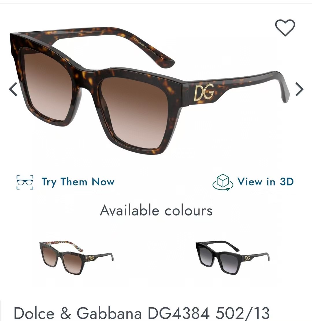  ‼️ 官网图 DOLCE & GABBAN*🌟🌟🌟MODEL：DG4384🌟🌟🌟SIZE53口20-1
