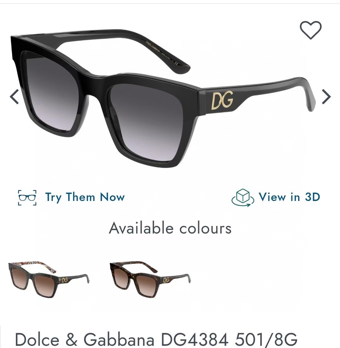  ‼️ 官网图 DOLCE & GABBAN*🌟🌟🌟MODEL：DG4384🌟🌟🌟SIZE53口20-1