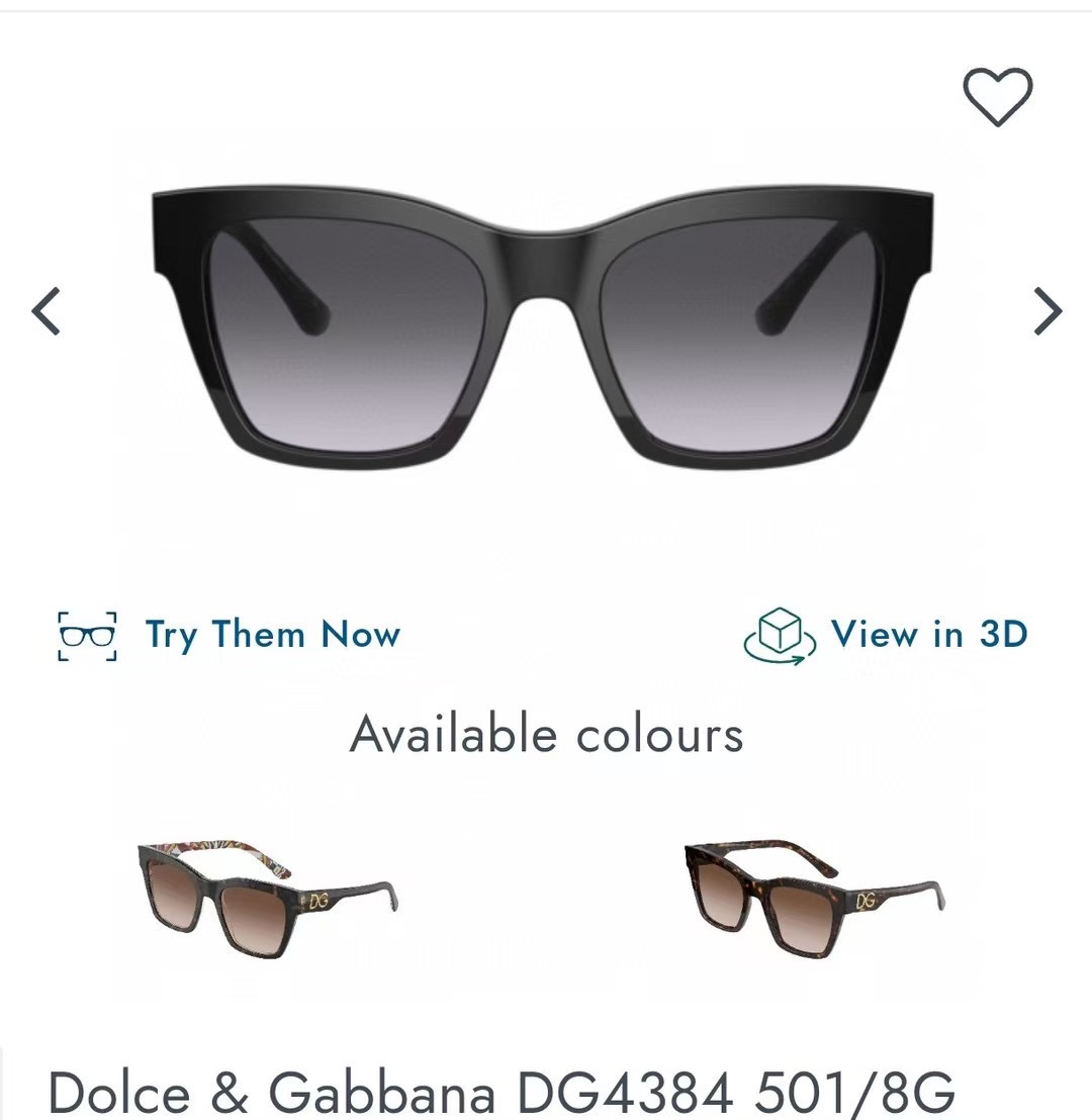  ‼️ 官网图 DOLCE & GABBAN*🌟🌟🌟MODEL：DG4384🌟🌟🌟SIZE53口20-1