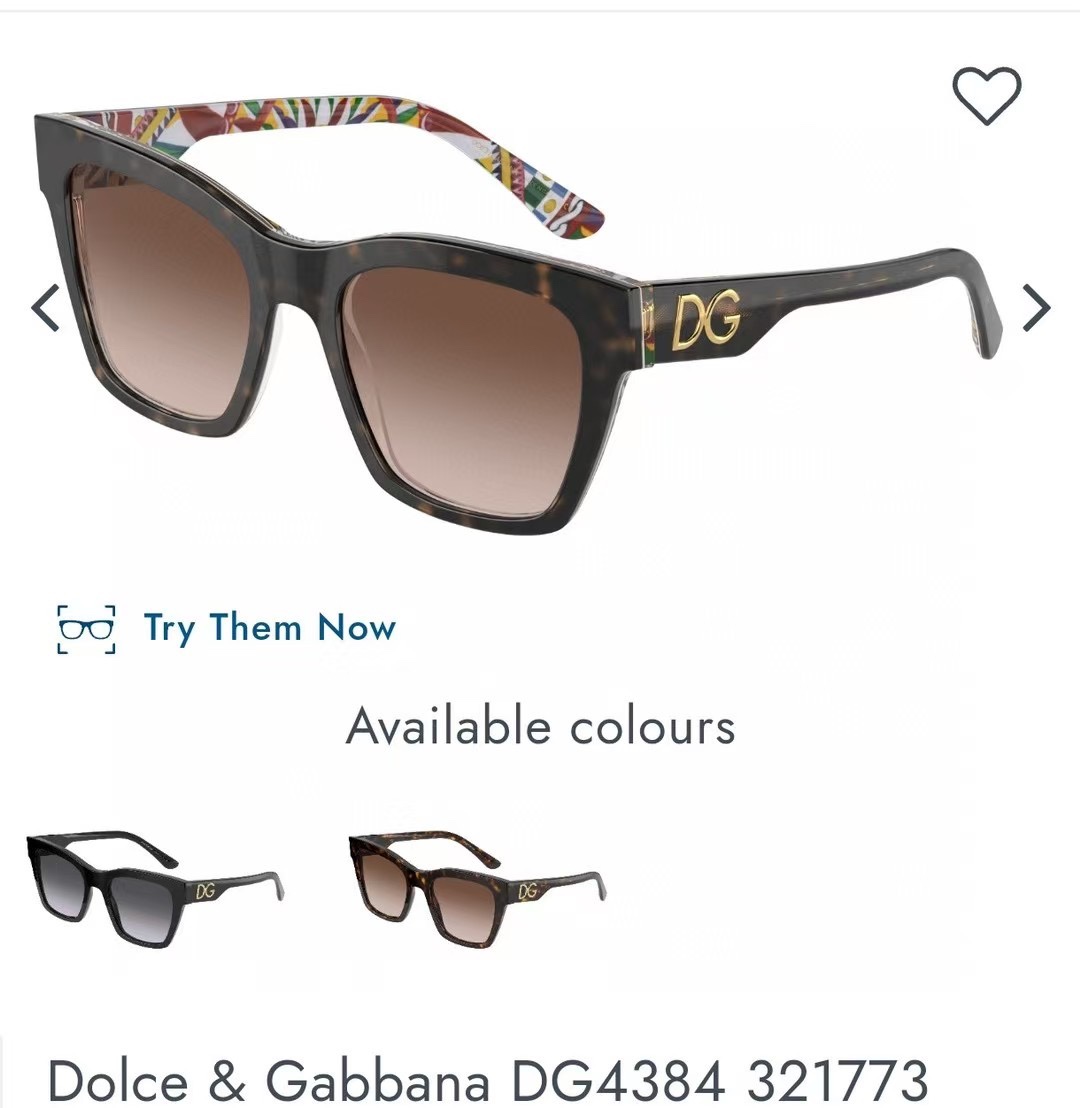  ‼️ 官网图 DOLCE & GABBAN*🌟🌟🌟MODEL：DG4384🌟🌟🌟SIZE53口20-1
