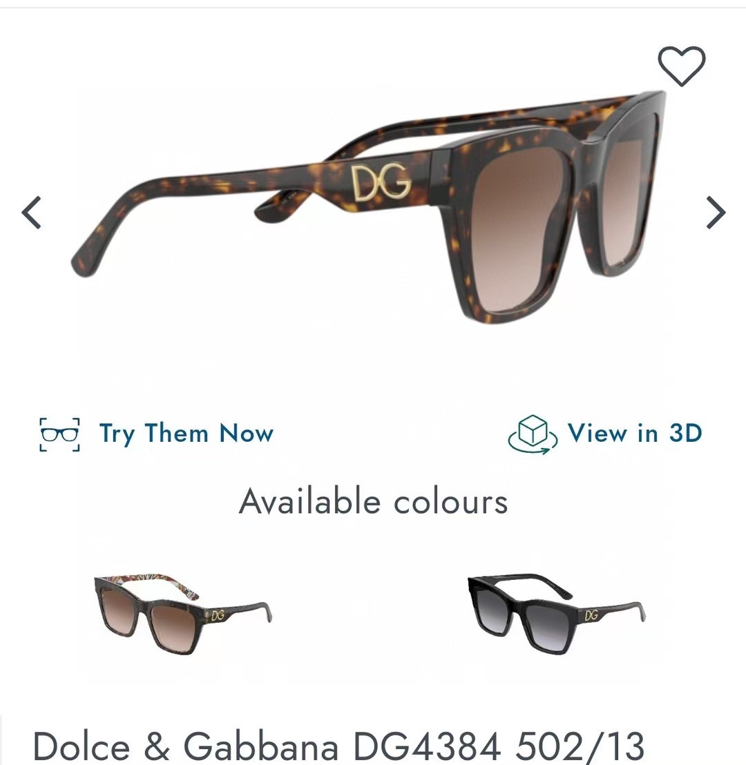  ‼️ 官网图 DOLCE & GABBAN*🌟🌟🌟MODEL：DG4384🌟🌟🌟SIZE53口20-1