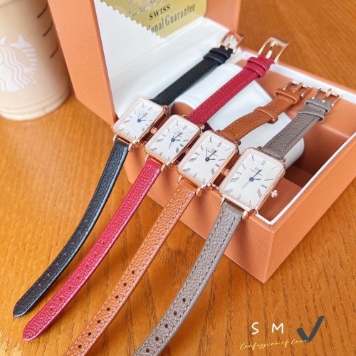 Daniel Wellington Classic Petite Rectangular Dial Women's Watch, Leather Strap 1 Daniel Wellington Classic Petite Rectangular Dial Women's Watch, Leather Strap