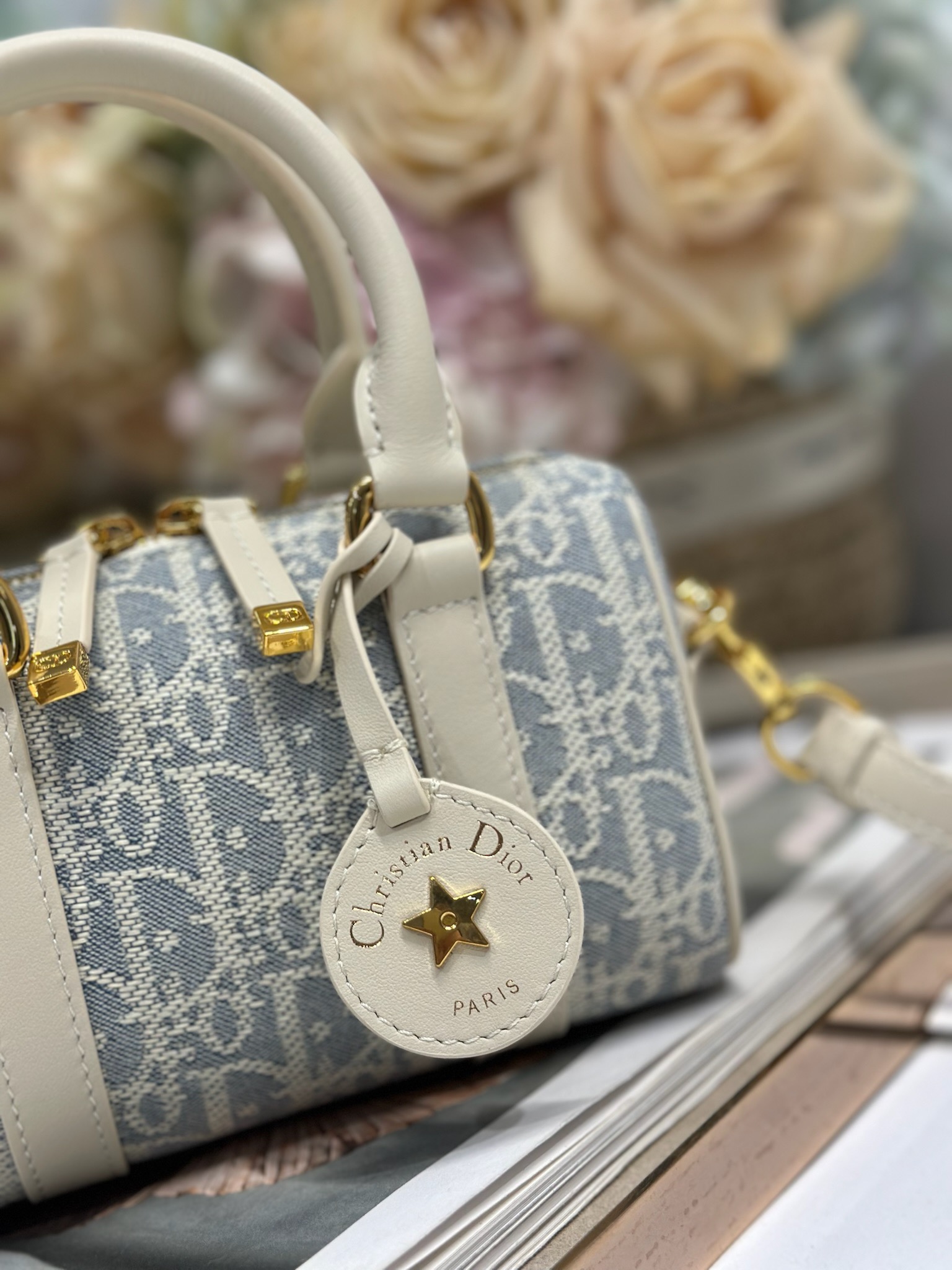 Dior Groove 16 Mini Handbag Gray Dior Oblique Jacquard with Leather Trim 5 i1747976711 7059 4