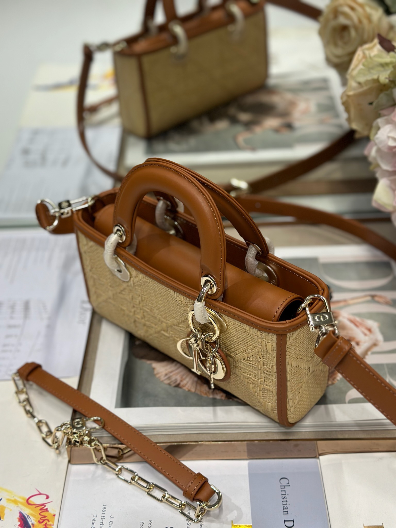 Lady D-Joy Bag, Woven Small Handbag, Crossbody & Shoulder Bag, 22.5*5.5*12cm 4 i1747979545 4148 2