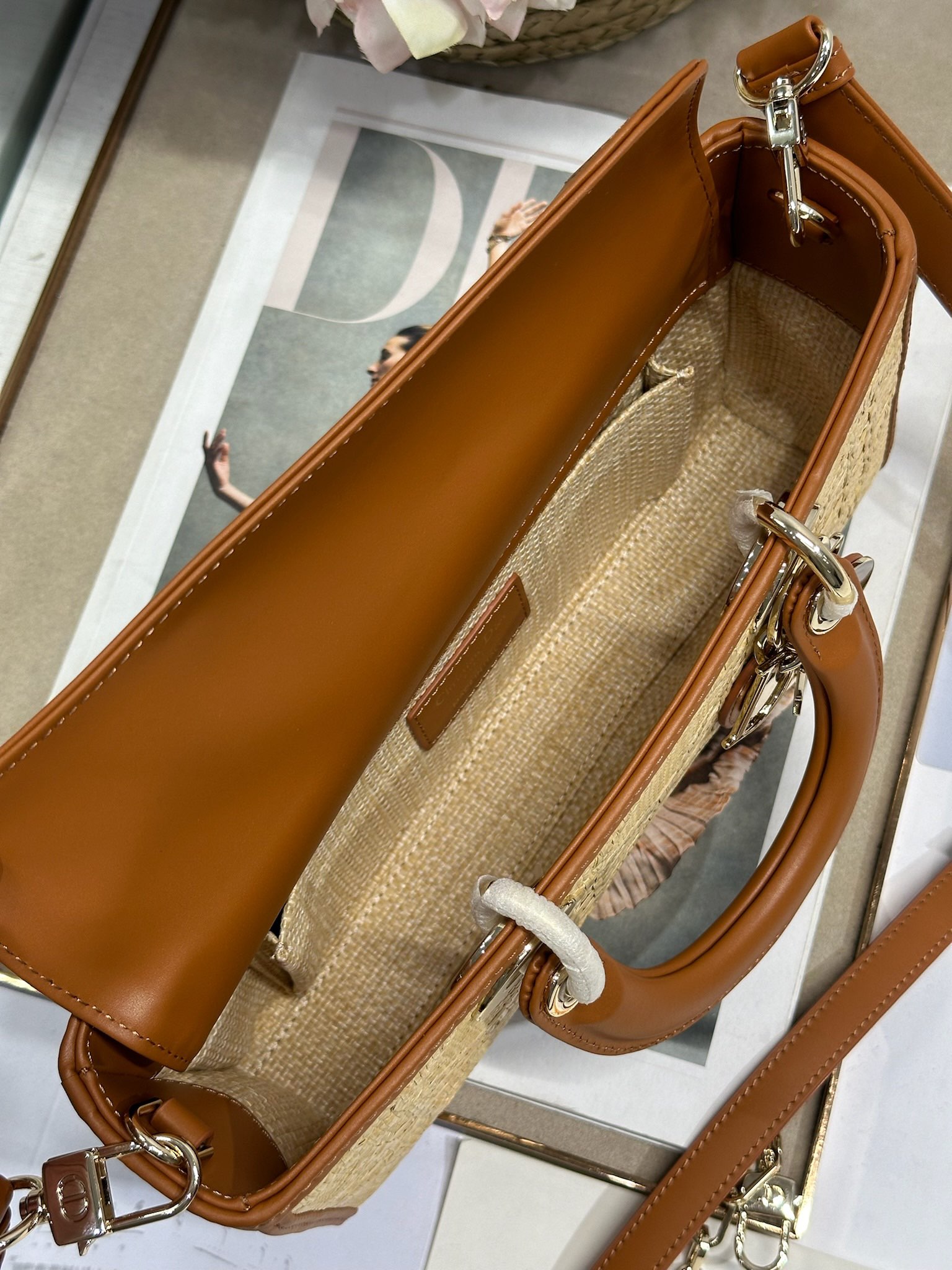Dior Lady D-Joy Woven Bag, Medium Size, Versatile Crossbody & Shoulder Bag 9 i1747981004 6137 7