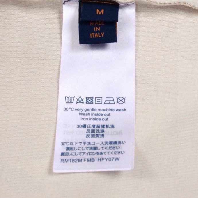 路易威登/Louis Vuitton 春夏新款 火烧云满印老花字母圆领短袖T恤