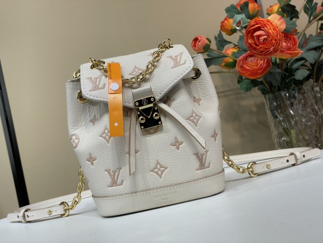 Louis Vuitton Nano Noé Monogram Jacquard Leather Backpack M13656 1 Louis Vuitton Nano Noé Monogram Jacquard Leather Backpack M13656