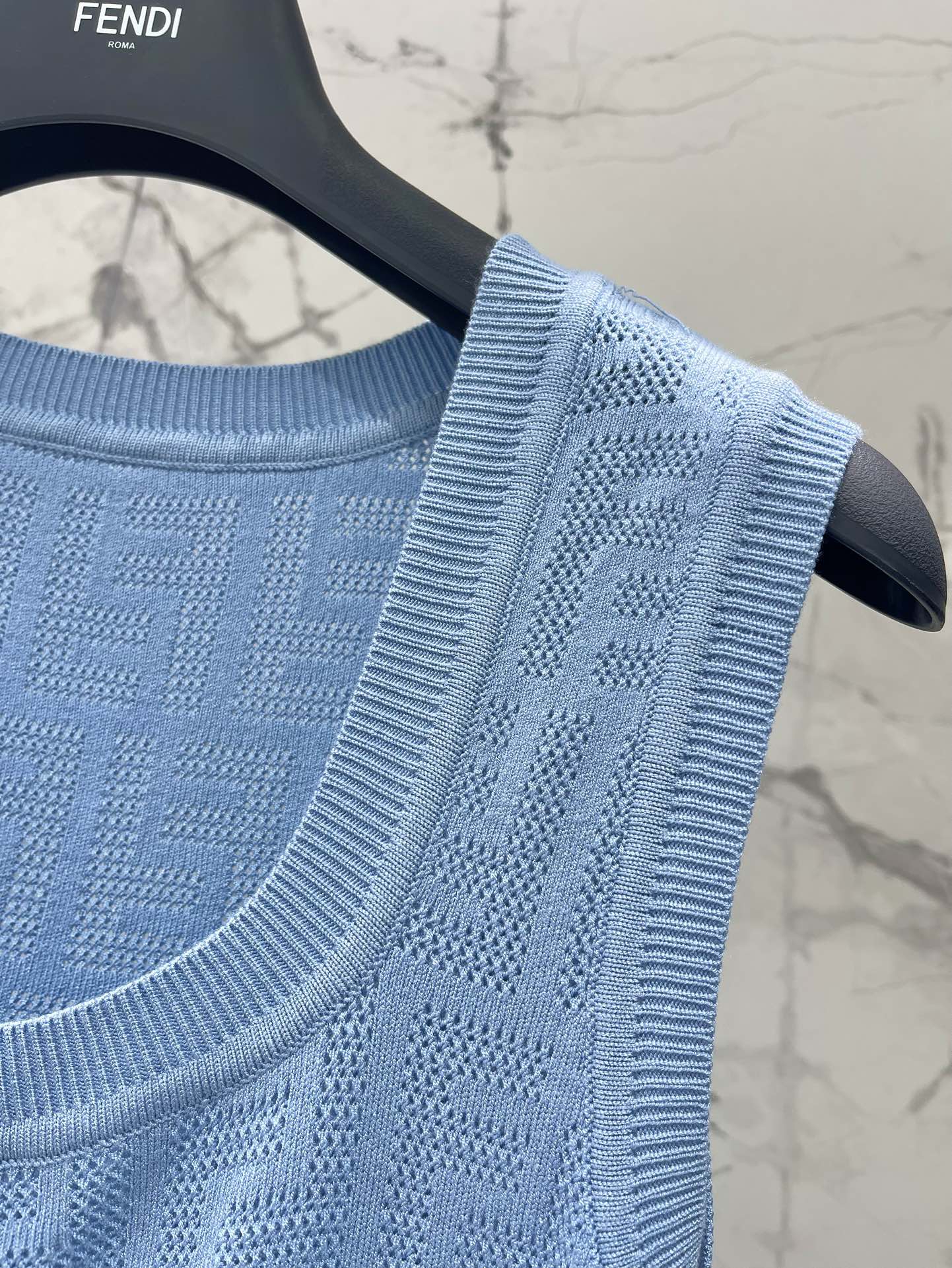 Fendi Double F Logo Knit Vest - Spring/Summer 2025 Collection 5 i1748252736 8403 2
