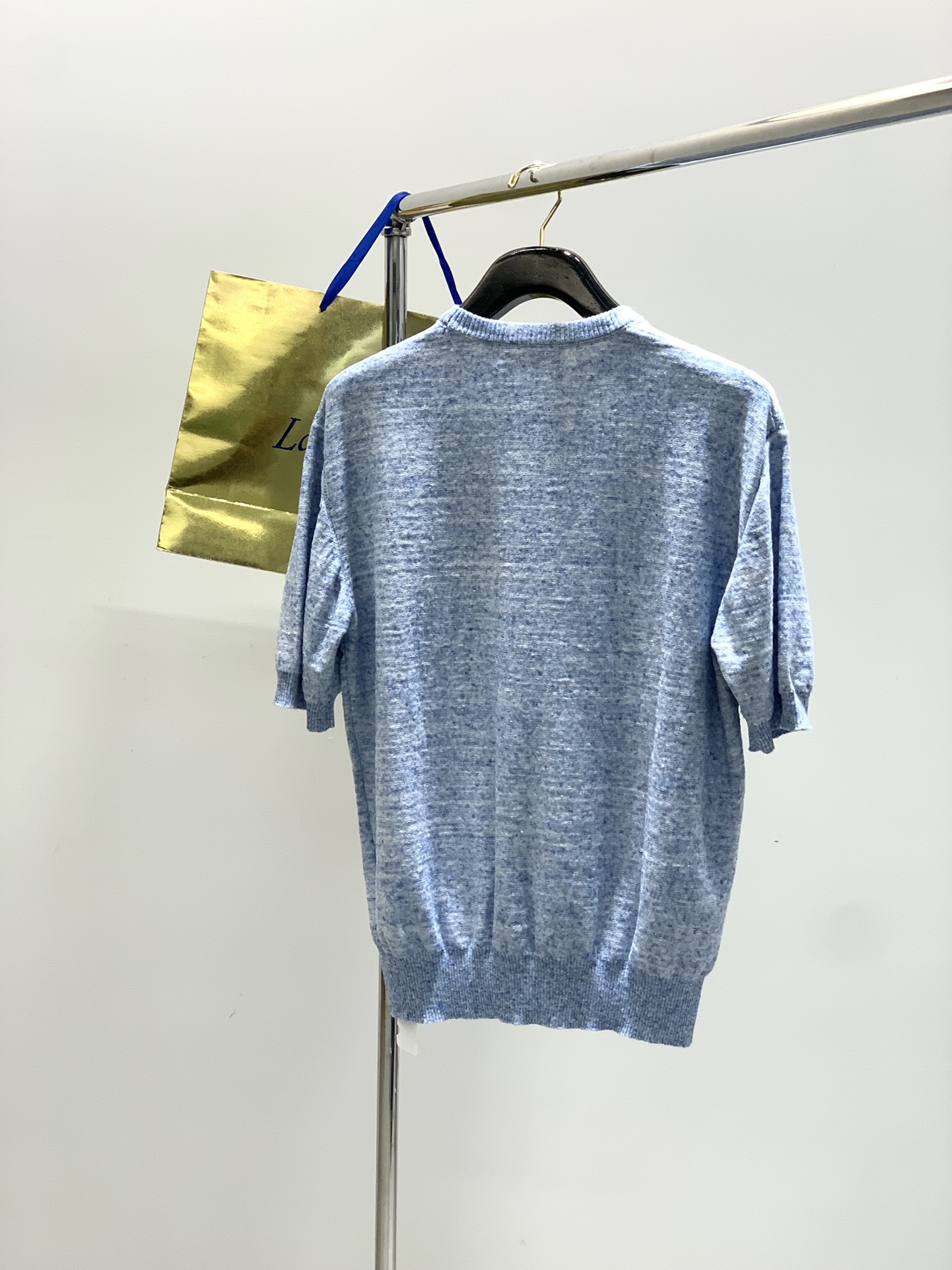 ，lp。(Loro Piana )，2025夏季最新品，专柜同步有售，原单狠货，时尚休闲圆领短袖T恤，采